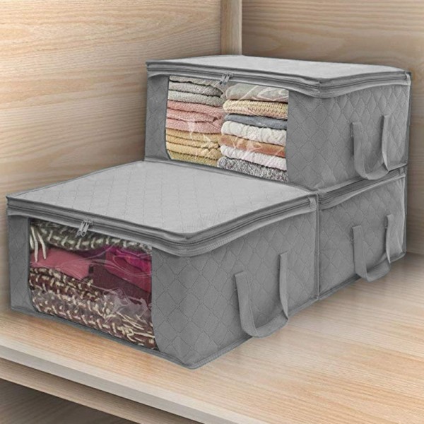 Non-Woven Clothes Storage Bag Folding Quilt Dust-Proof Cabinet