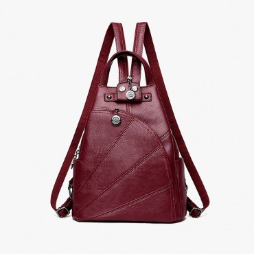 High Quality Vintage Leather Backpack High Quality Vintage...