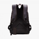 High Capacity Leather Backpack