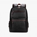 High Capacity Leather Backpack