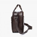 Leather Handbag With Shoulder Strap